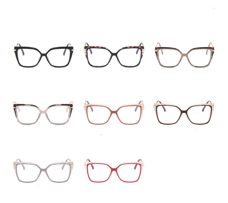 Square frame anti blue light glasses 2025 new women's glasses frame anti-blue light ins glasses