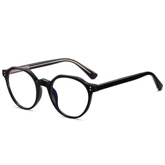 New fashion acetate glasses anti blue light glasses leopard print computer glasses