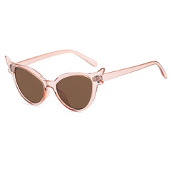 Fashion cat eye Fashion cat-eye sunglasses double colorful small frame personality sunglasses