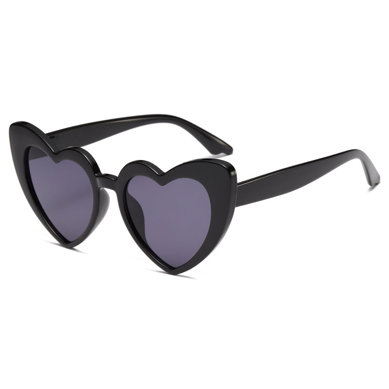 Wholesale candy colorful fashion sunglasses love heart shape party funny sunglasses