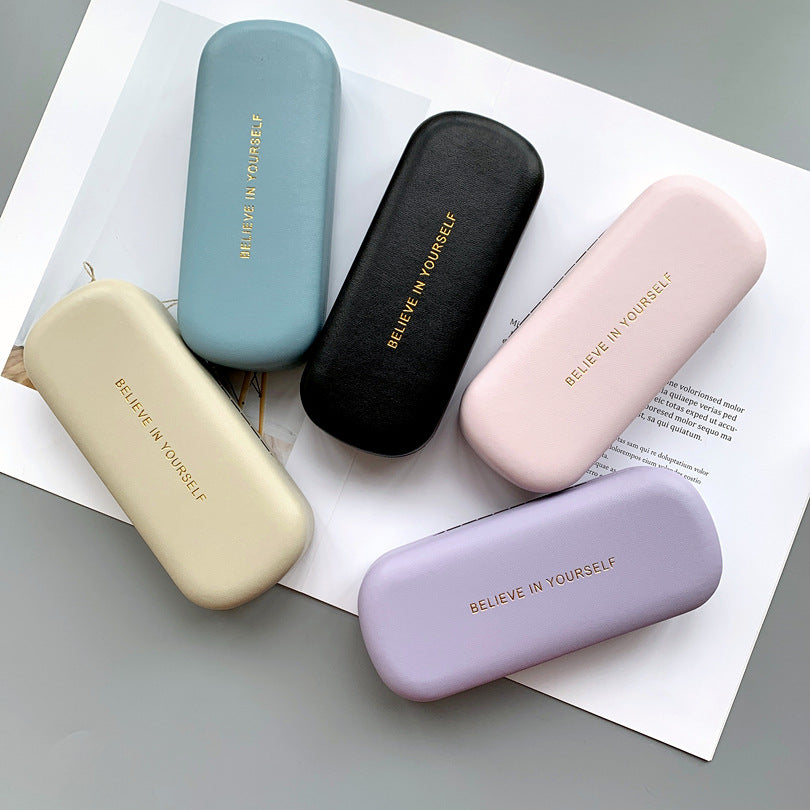 High quality candy colorful custom logo glasses case ins female portable male personality fashion cute case