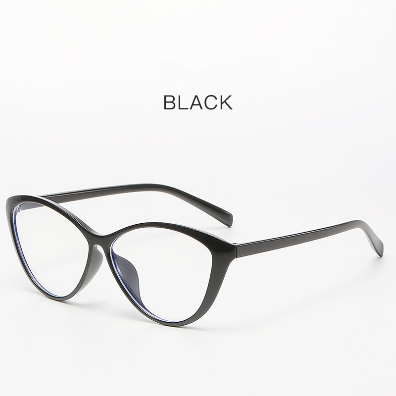 2025 Fashion TR90 Ultralight cat-eye frame for women ins retro anti-blue light glasses frame