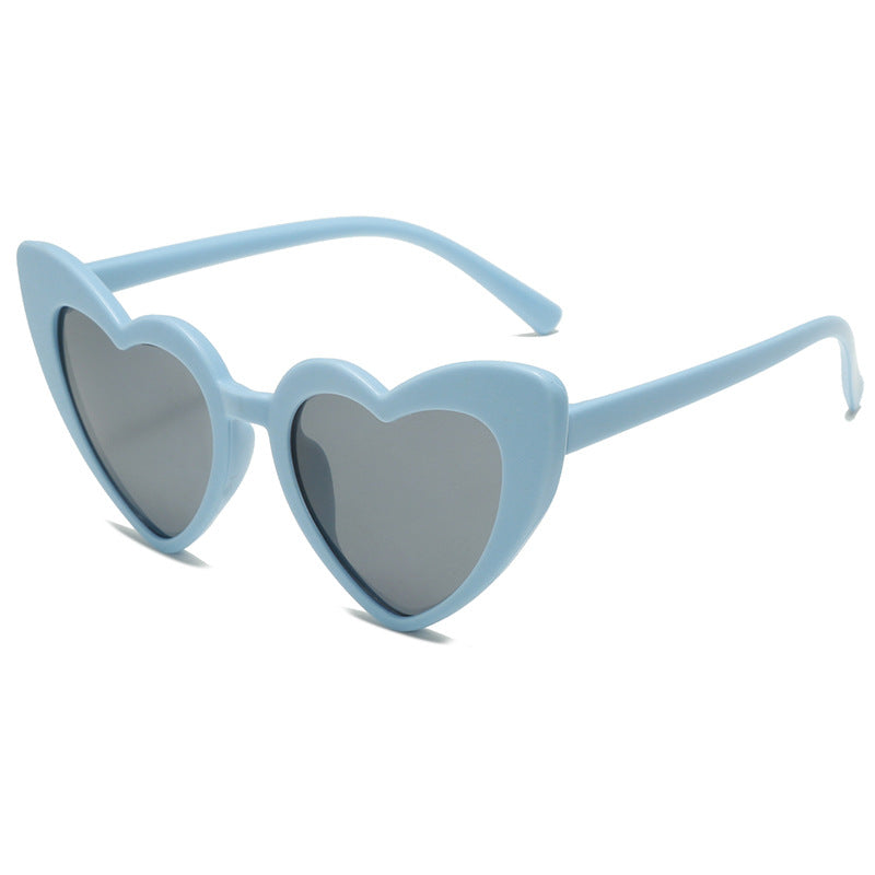 Fashion cute new style children sunglasses love heart shape funny party children sunglasses