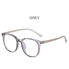 High quality anti blue light glasses round frame reading computer acetate glasses