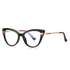 Fashion cat eye classical anti blue light glasses computer reading glasses