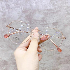 Fashion new style candy colorful glasses frame round frame anti blue light glasses