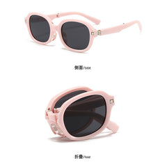 Fashion new style candy colorful kids sunglasses small square girl cute kids sunglasses