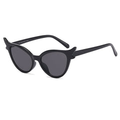 Fashion cat eye Fashion cat-eye sunglasses double colorful small frame personality sunglasses