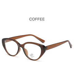 New style fashion cat eye glasses tortoise shell anti blue light black frame ins glasses