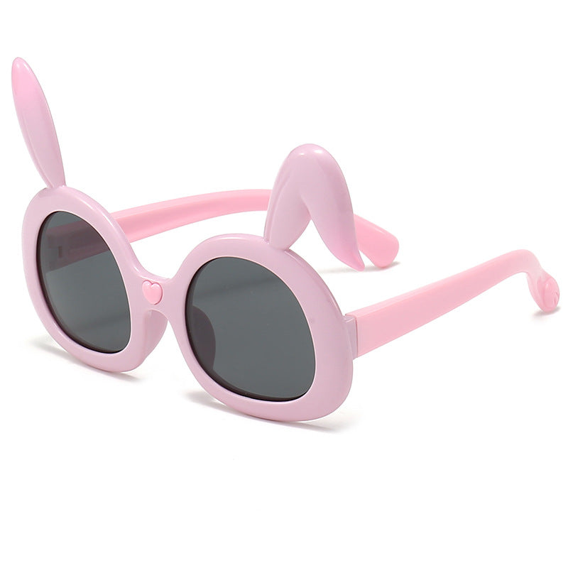 2025 New fashion sunglasses for kids girl cute uv400 Cartoon polarizer sunglasses