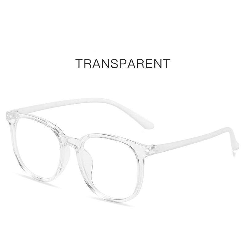 High quality anti blue light glasses round frame reading computer acetate glasses