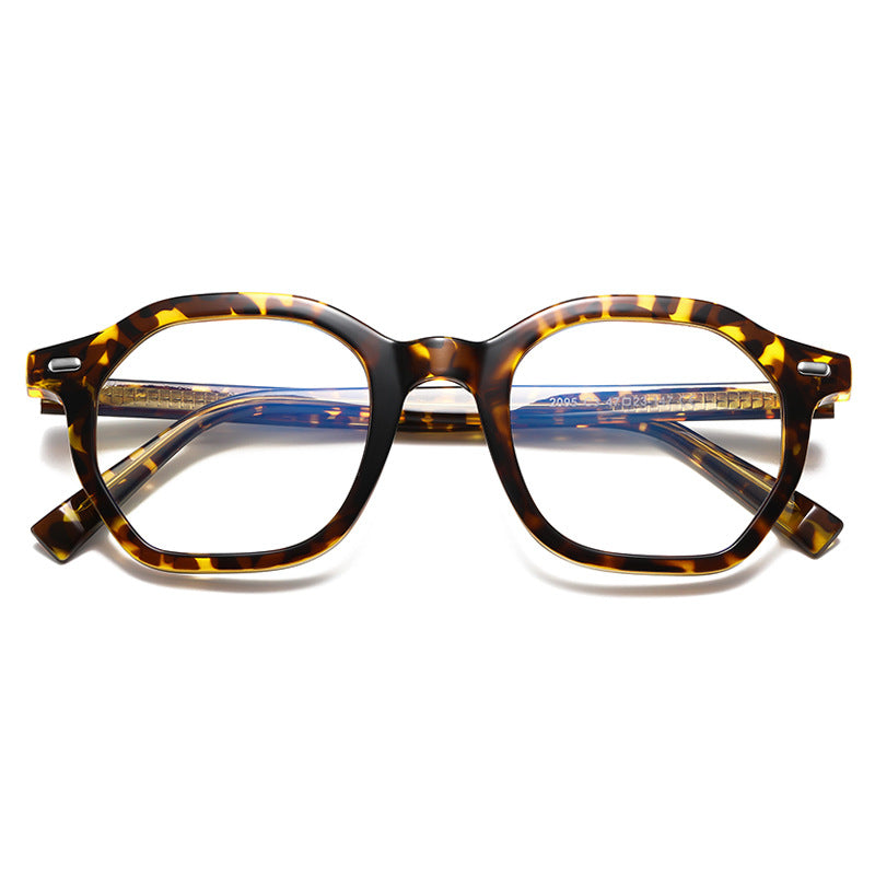 Fashion ins classical print glasses tortoise shell anti blue light glasses