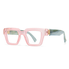 Custom logo anti blue light glasses glasses tortoise shell pink reading computer glasses