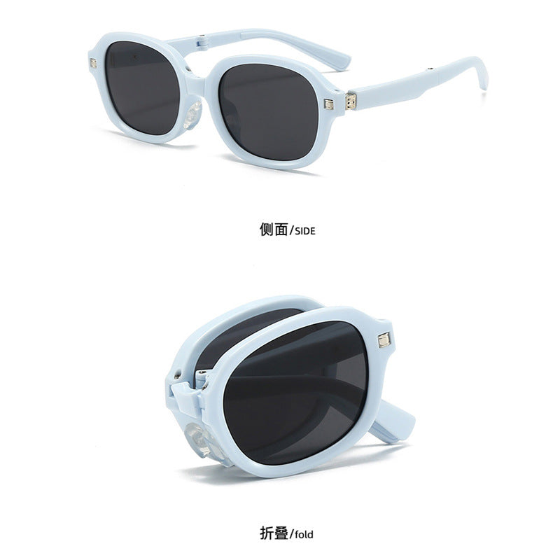 Fashion new style candy colorful kids sunglasses small square girl cute kids sunglasses