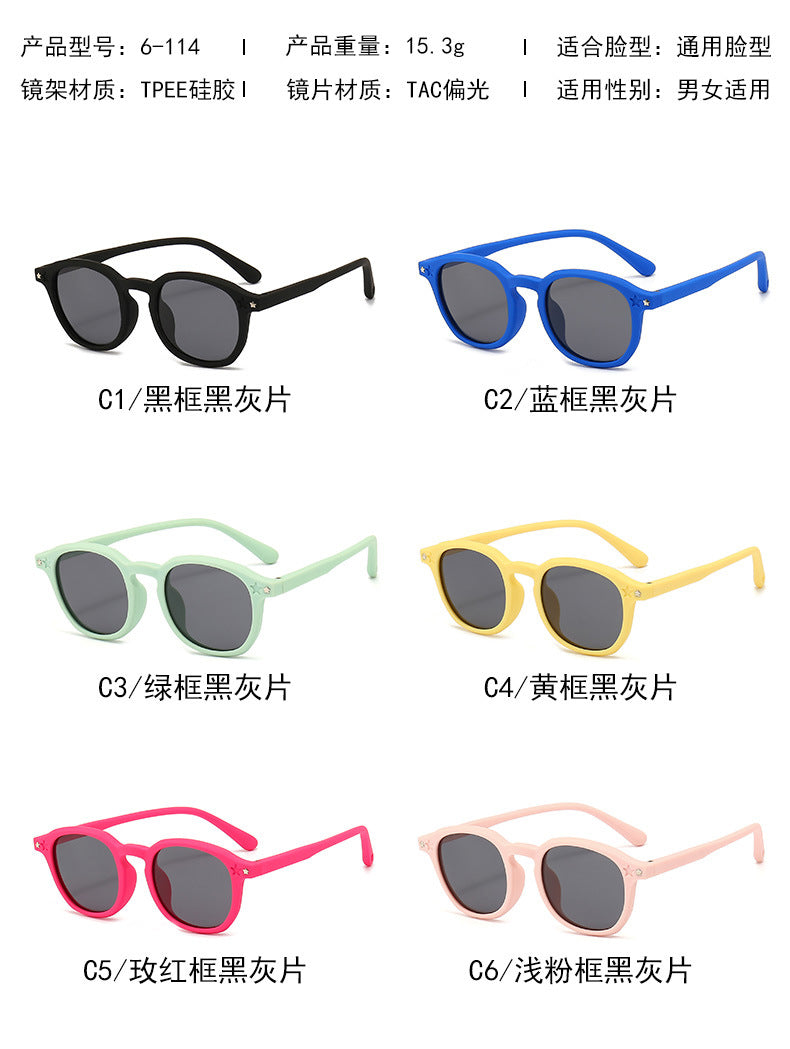 New style fashion kids sunglasses candy colorful boy cool girl cute sunglasses