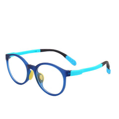 High quality comfort cute girl glasses candy colorful round frame glasses