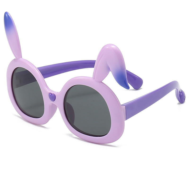 2025 New fashion sunglasses for kids girl cute uv400 Cartoon polarizer sunglasses