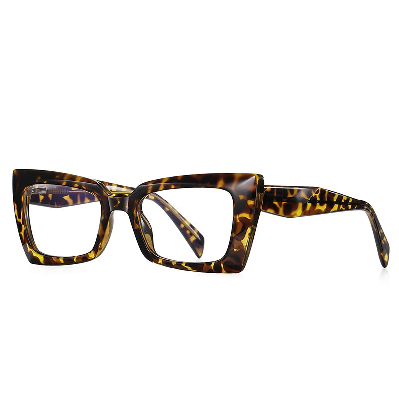 Custom logo tortoise shell reading glasses computer anti blue light glasses