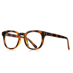 High quality anti blue light glasses round frame leopard print leopard print glasses