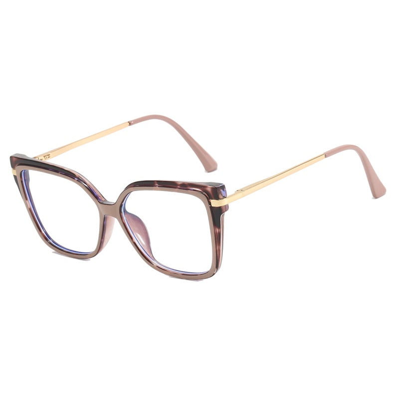 Square frame anti blue light glasses 2025 new women's glasses frame anti-blue light ins glasses