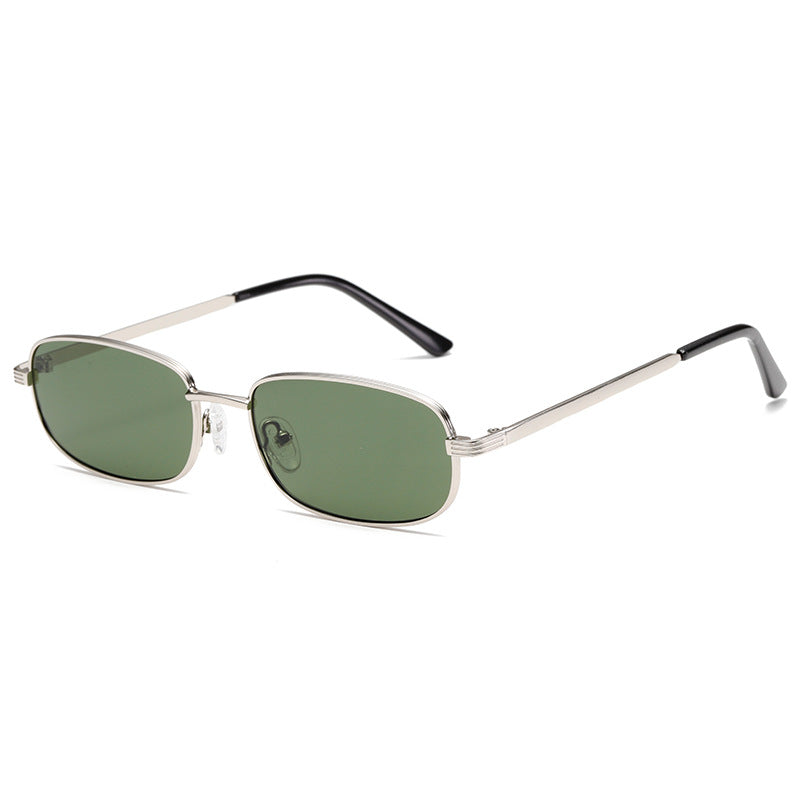 Custom logo metal frame sunglasses candy colorful lens fashion vintage sunglasses