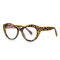 Classical fashion vintage reading glasses anti blue light leopard print computer glasses