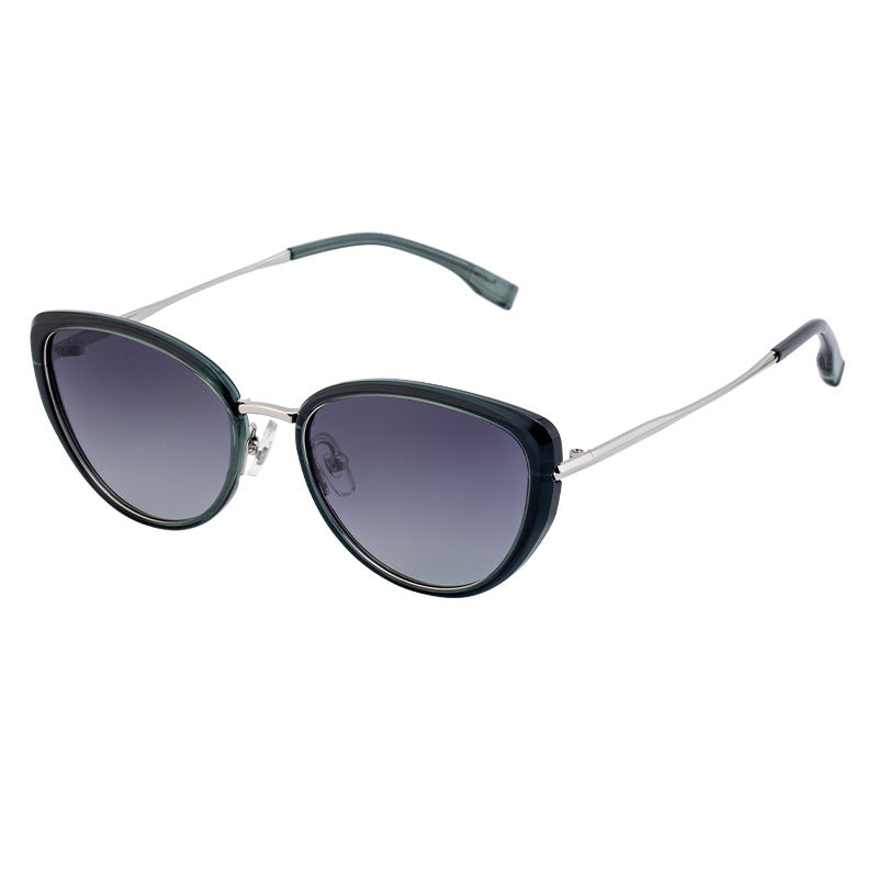New fashion cat eye polarizing sunglasses female personality trend sunscreen sunglasses female