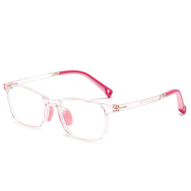 New fashion comfort plastic frame kids glasses rectangle glasses for kids