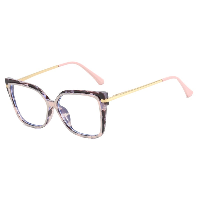 Square frame anti blue light glasses 2025 new women's glasses frame anti-blue light ins glasses