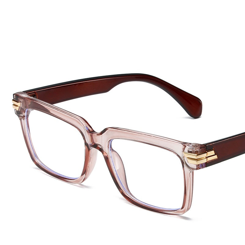 New fashion square anti blue light glasses computer reading glasses