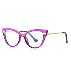 Fashion cat eye classical anti blue light glasses computer reading glasses