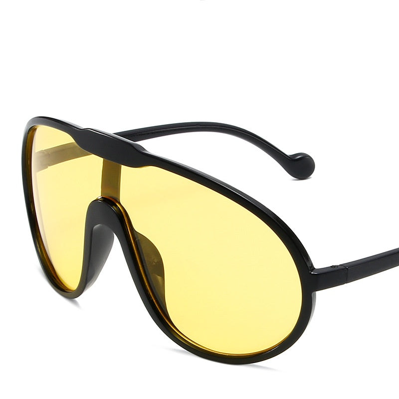 High quality new style sunglasses tortoise shell one price yellow lens sunglasses