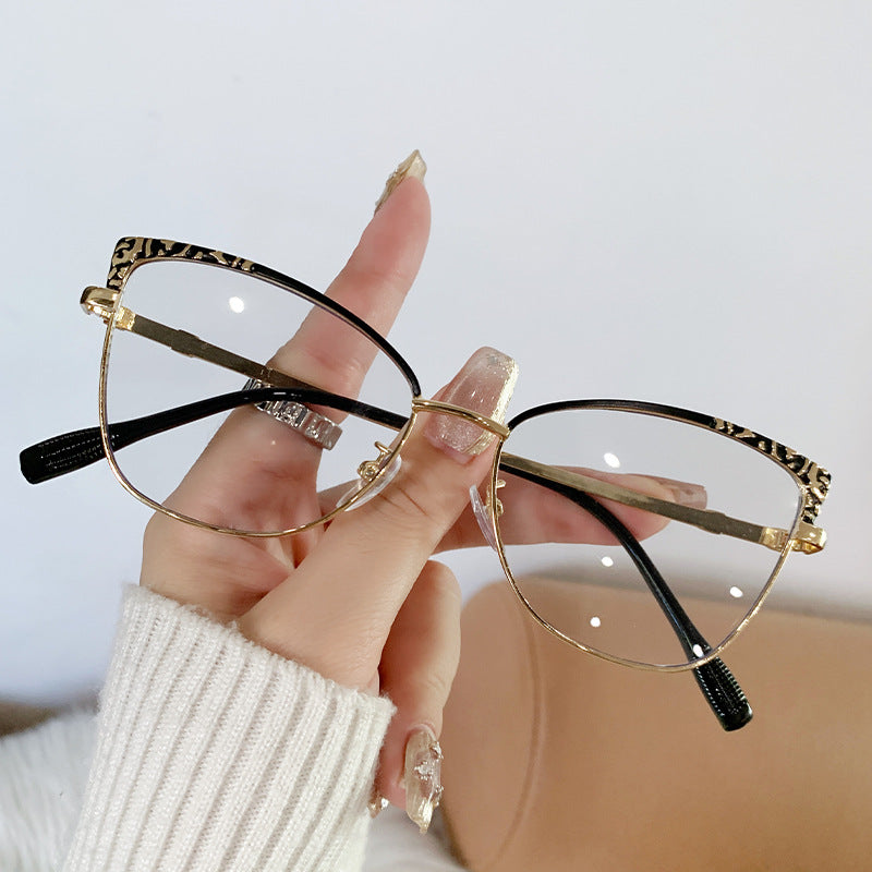 New fashion cat eye glasses anti blue light custom logo glasses