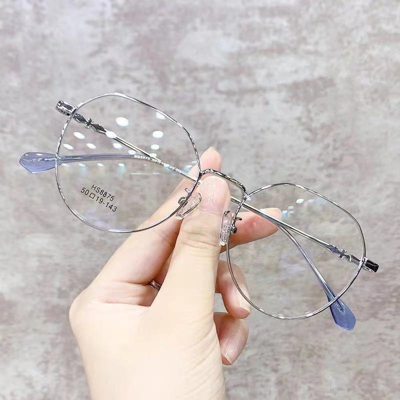 Fashion new style candy colorful glasses frame round frame anti blue light glasses