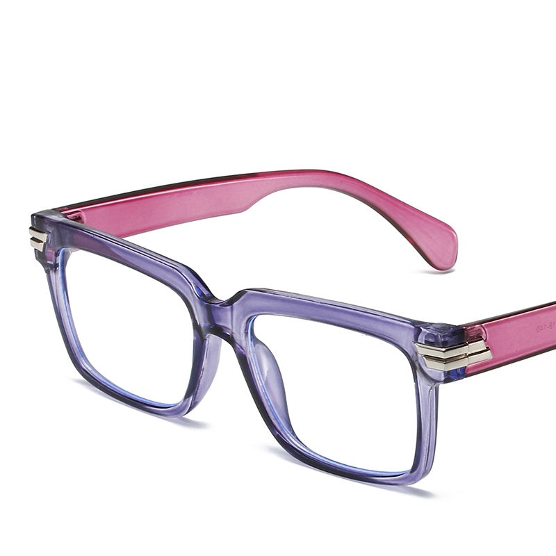 New fashion square anti blue light glasses computer reading glasses