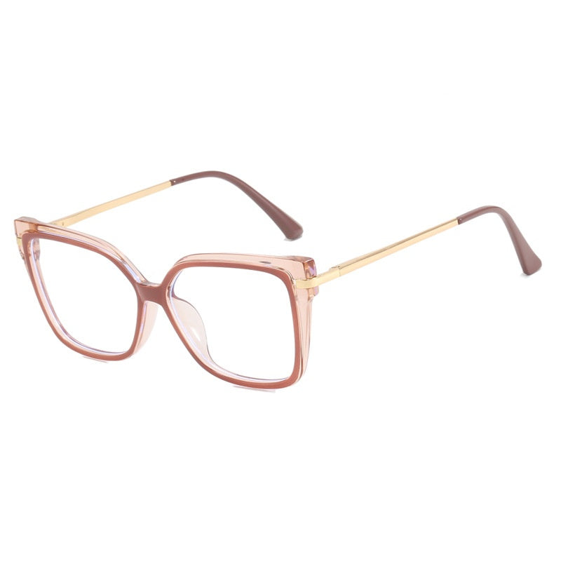 Square frame anti blue light glasses 2025 new women's glasses frame anti-blue light ins glasses