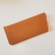 Custom logo colorful glasses case Soft leather glasses bag Portable ins storage bag