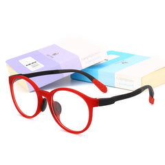 High quality comfort cute girl glasses candy colorful round frame glasses