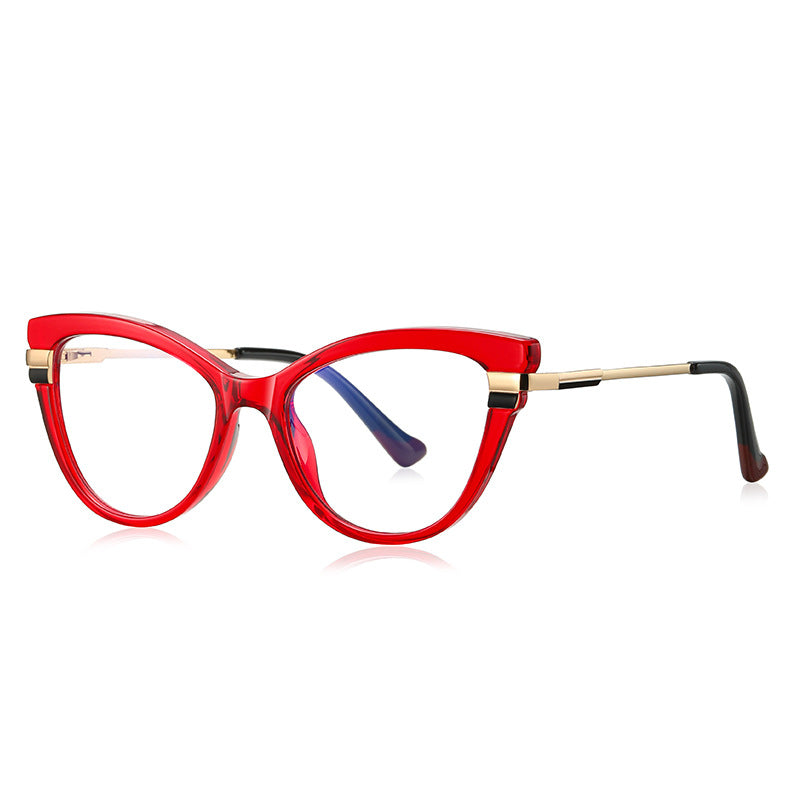 Fashion cat eye classical anti blue light glasses computer reading glasses