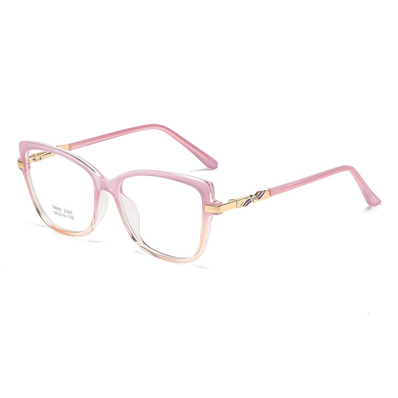 2025 High quality candy colorful eyewear glasses cat eye leopard print glasses