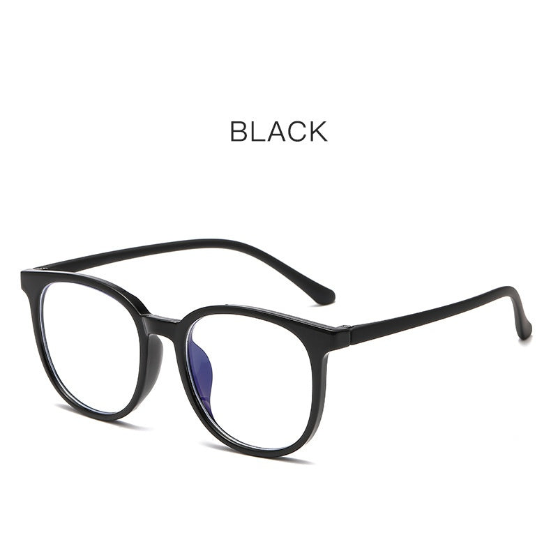 High quality anti blue light glasses round frame reading computer acetate glasses