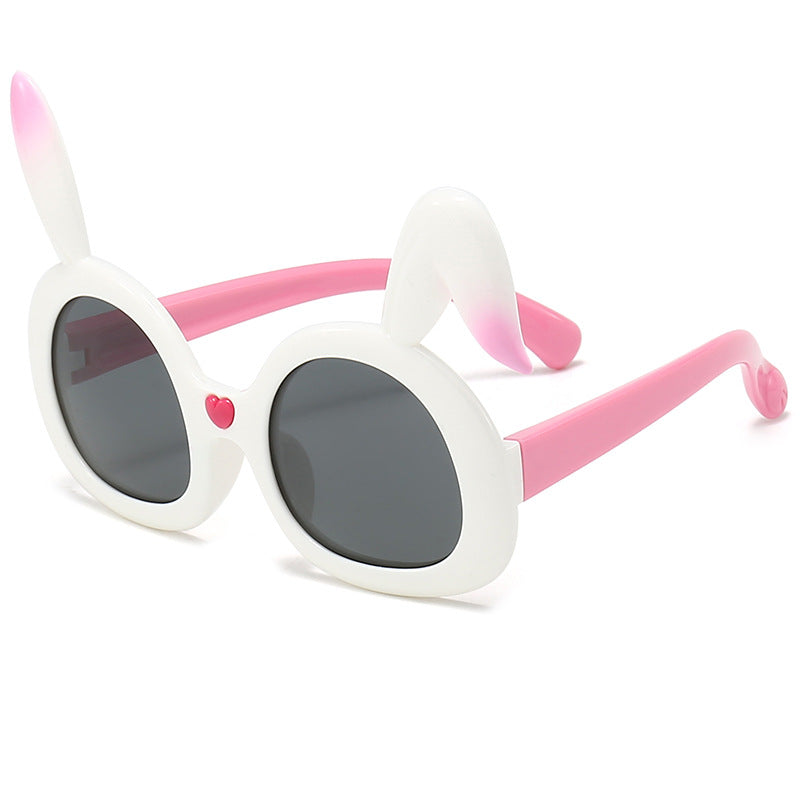 2025 New fashion sunglasses for kids girl cute uv400 Cartoon polarizer sunglasses