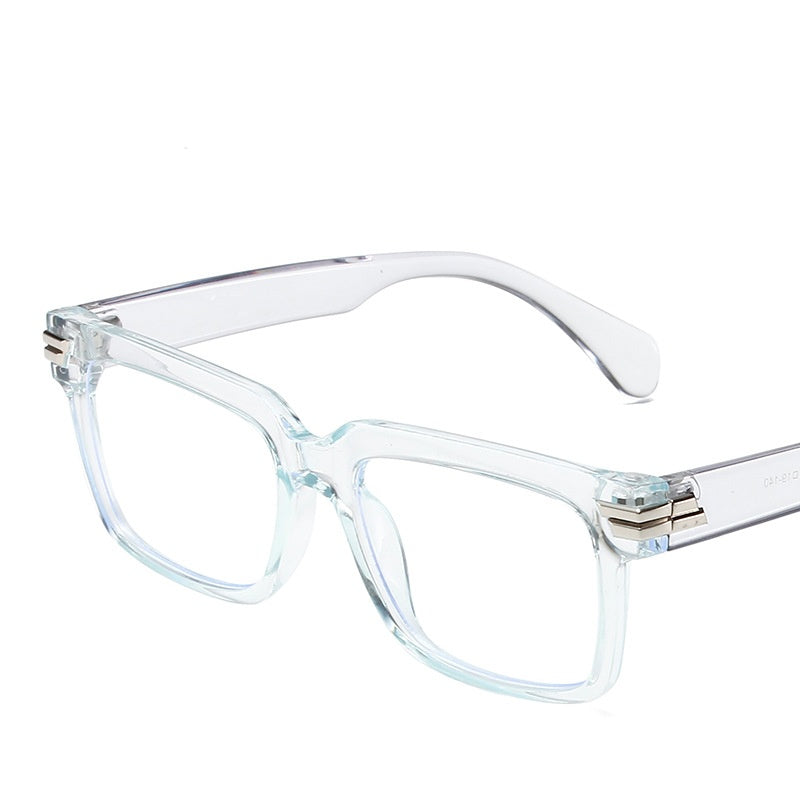 New fashion square anti blue light glasses computer reading glasses