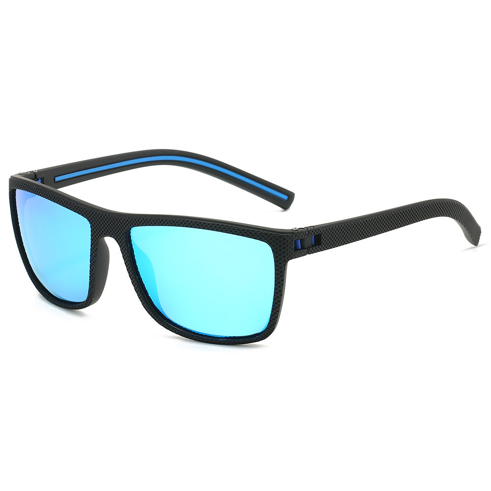 High quality pc frame sunglasses sport outdoor blue lens orange lens sunglasses