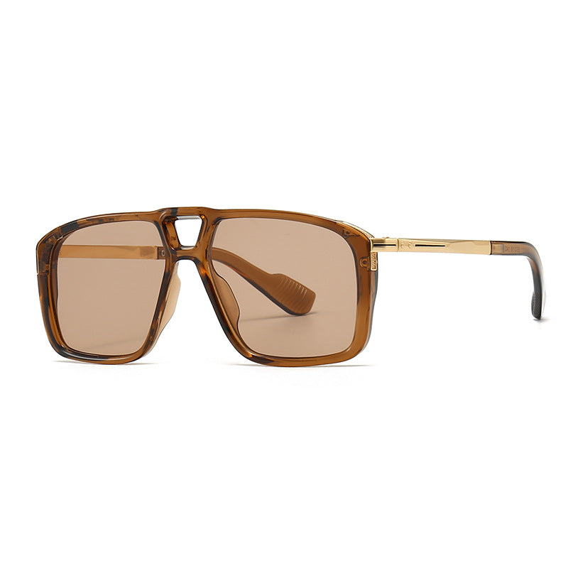 New fashion brand designer oversized sunglasses luxury acetate print sunglasses