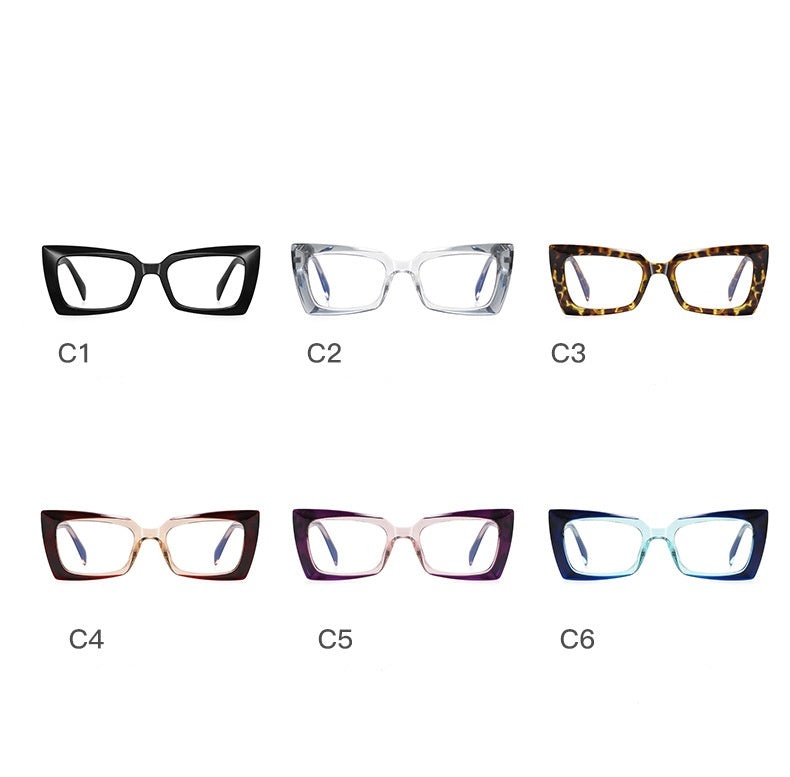 Custom logo tortoise shell reading glasses computer anti blue light glasses