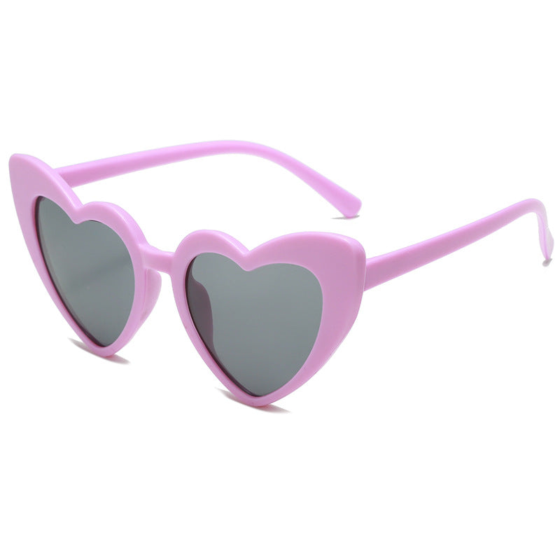 Fashion cute new style children sunglasses love heart shape funny party children sunglasses