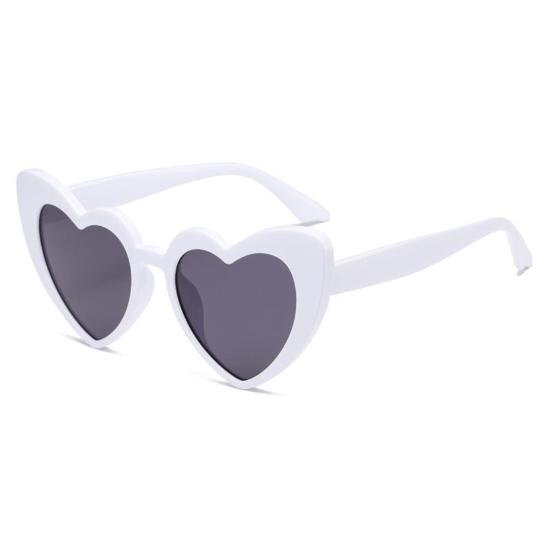 Wholesale candy colorful fashion sunglasses love heart shape party funny sunglasses