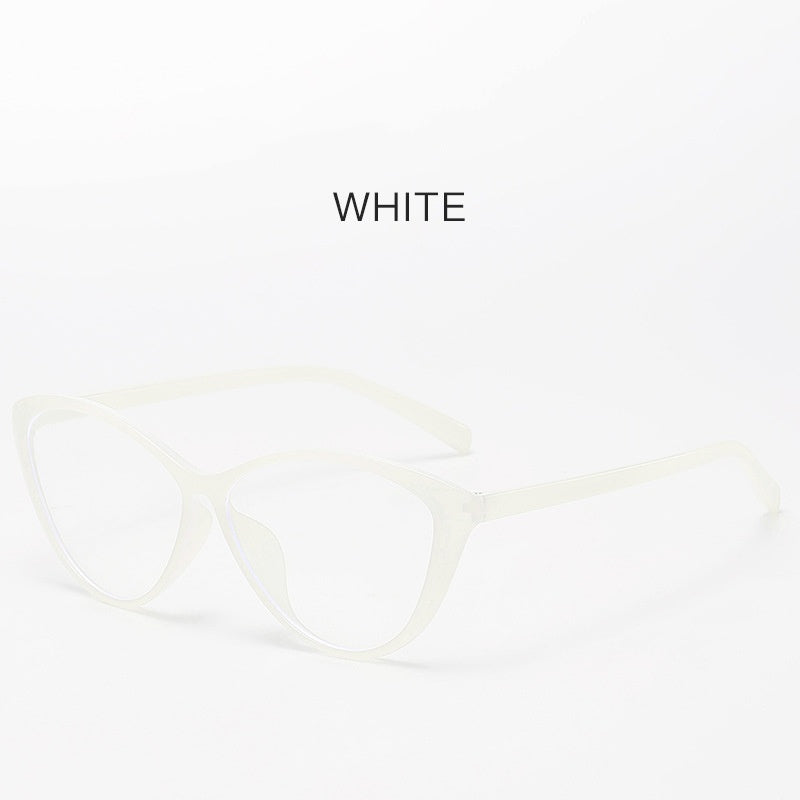 2025 Fashion TR90 Ultralight cat-eye frame for women ins retro anti-blue light glasses frame