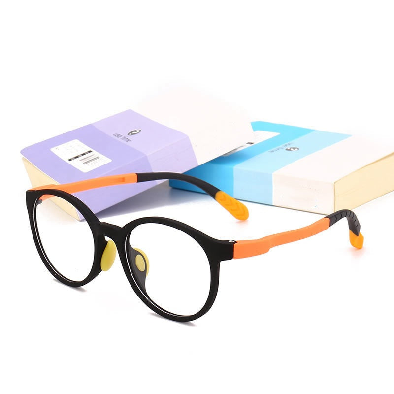 High quality comfort cute girl glasses candy colorful round frame glasses